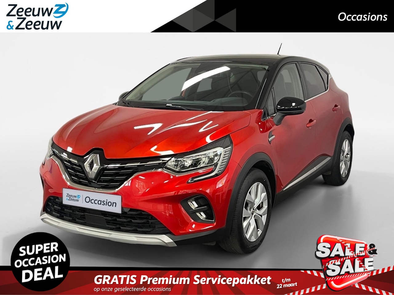 Renault Captur - 1.3 TCe 140 Intens AUTOMAAT AIRCO PARKEERSENSOREN CRUISE CONTROLE APPLE CARPLAY ANDROID AU - AutoWereld.nl