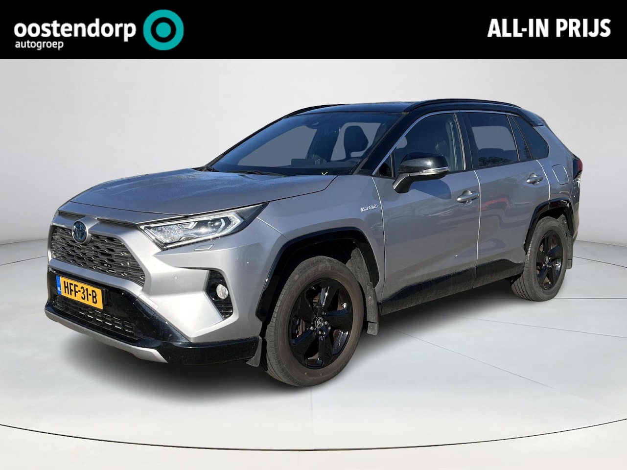 Toyota RAV4 - 2.5 Hybrid AWD Bi-Tone | Trekhaak | Stoel- + stuurverwarming | Carplay | Elektrische achte - AutoWereld.nl