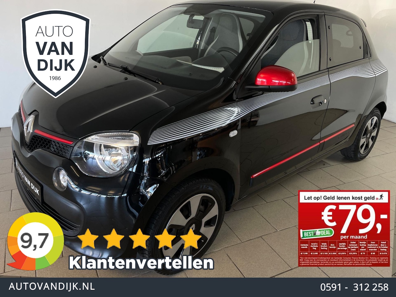 Renault Twingo - 1.0 SCe Collection AIRCO CRUISE ELEK RAMEN CENT VERG PRIVACY GLAS ZEER NETTE AUTO - AutoWereld.nl