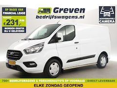 Ford Transit Custom - 2.0 TDCI L1H1 Airco Cruise Camera LED Navigatie 3 Persoons Trekhaak PDC Stoelverwarming