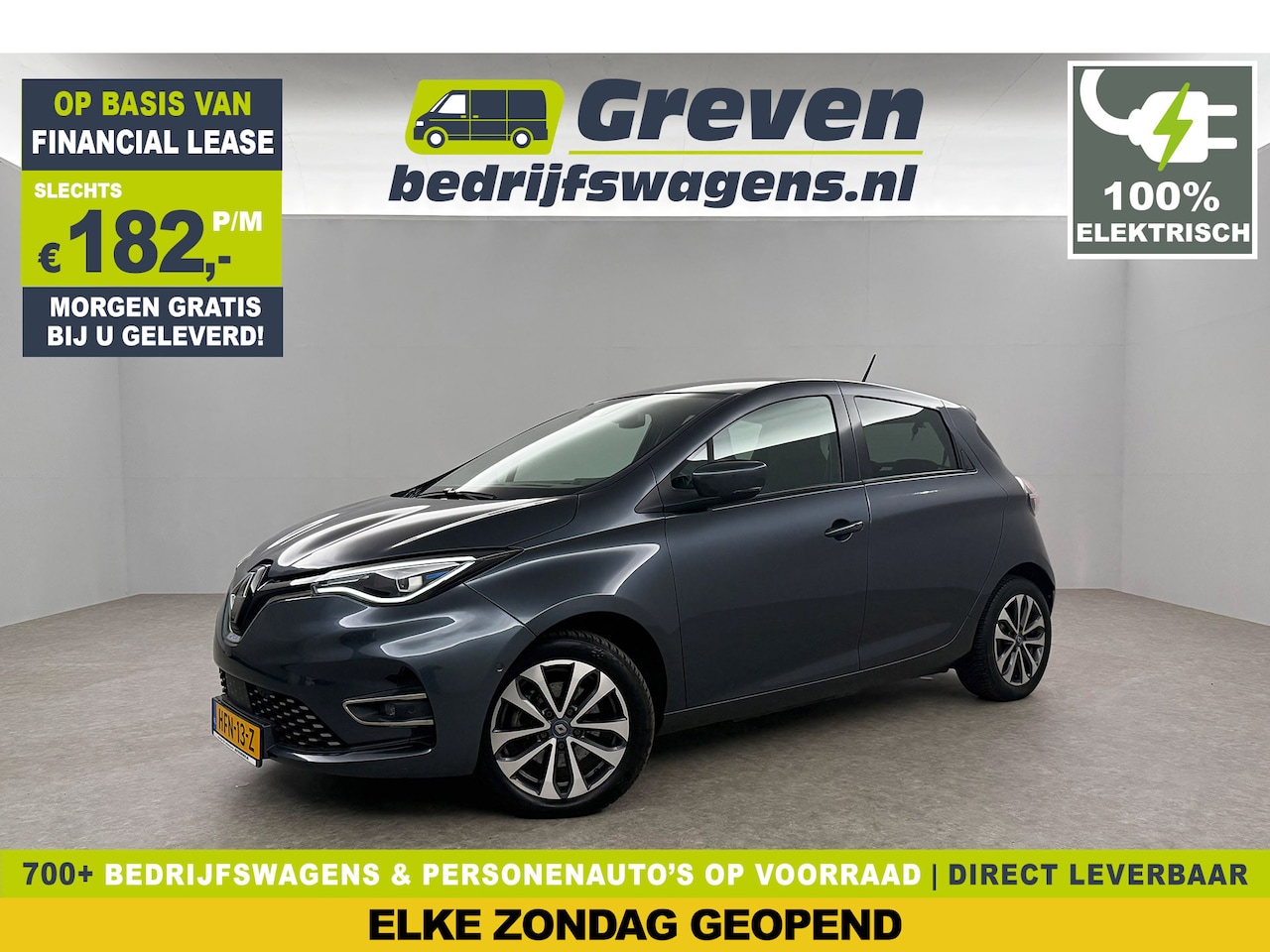 Renault Zoe - R135 Intense 52 kWh | Huur Accu | 136PK | Elektrisch | Clima Carplay Virtual LED Navigatie - AutoWereld.nl