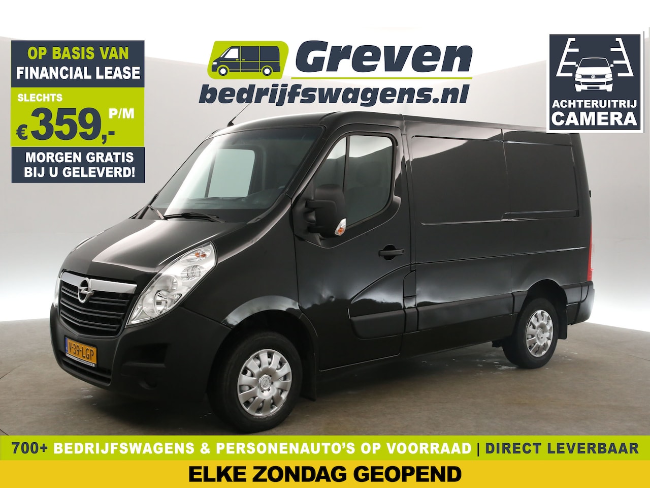 Opel Movano - 2.3 CDTI L1H1 | MARGE! | Airco Cruise Camera Navi 3 Persoons Elektrpakket Trekhaak - AutoWereld.nl