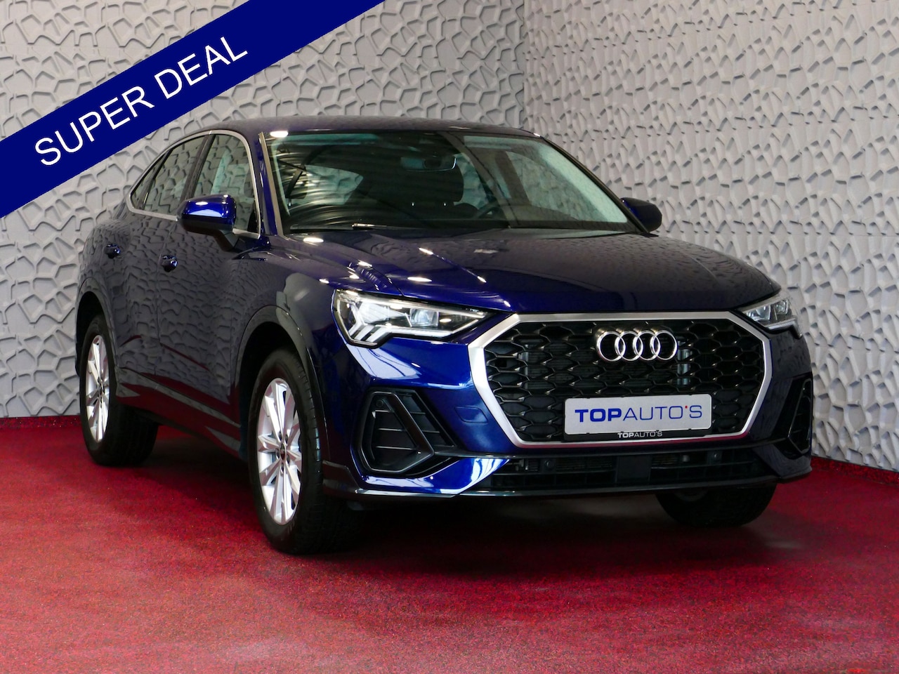 Audi Q3 - 35 TFSI SPORT LINE CARPLAY NAVI LED ECC PDC SPORTSTOELEN LMV ADAP.CRUISE STOELVERW. KEYLES - AutoWereld.nl