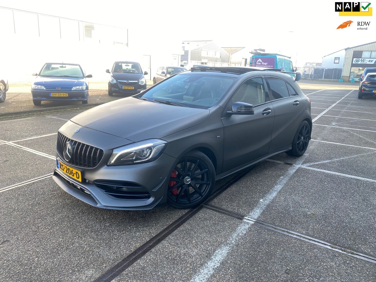 Mercedes-Benz A-klasse - AMG 45 4MATIC 381PK/ 2015/ 1JAAR APK/ VOLLE OPTIES! - AutoWereld.nl