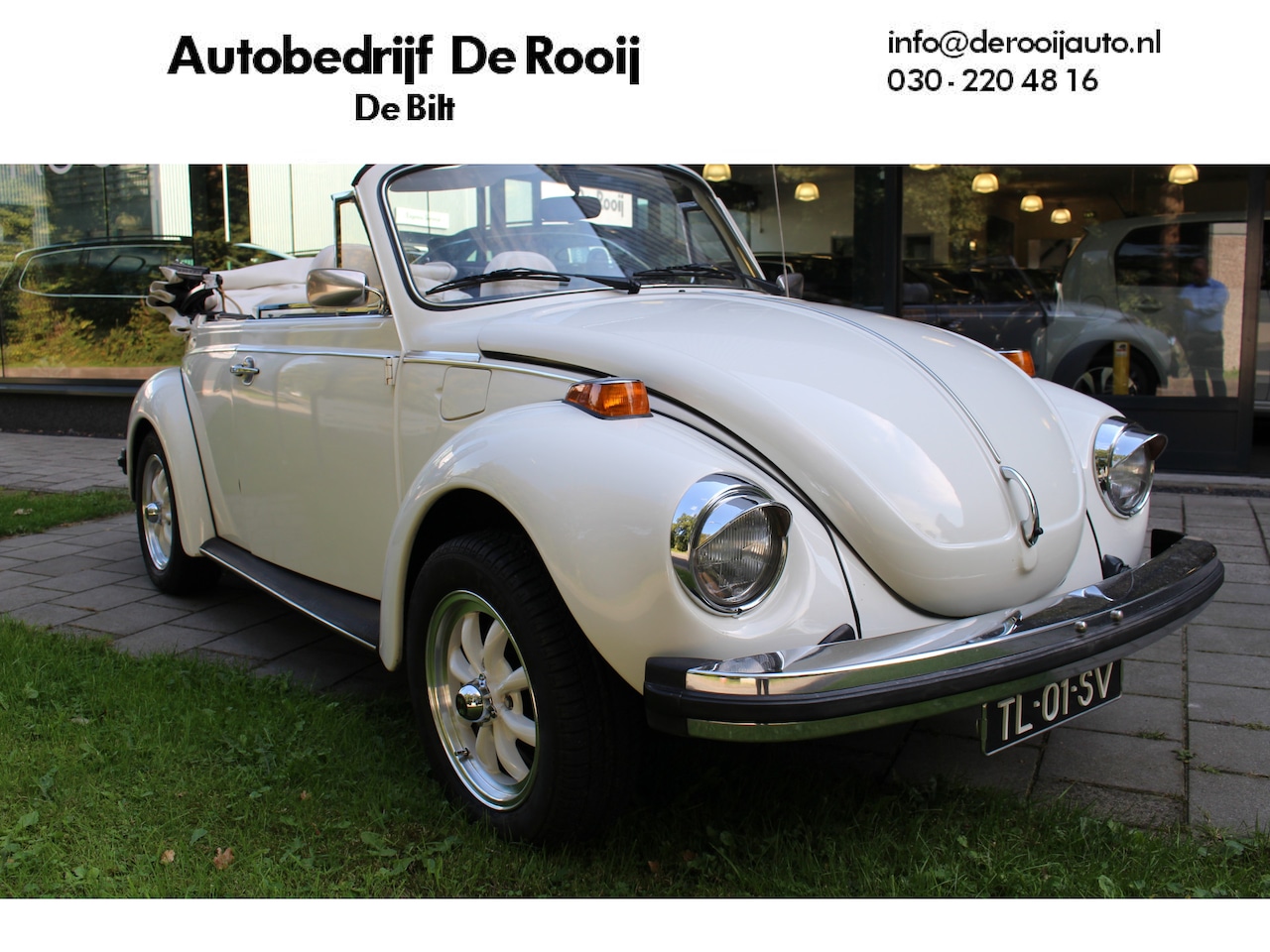 Volkswagen Kever Cabriolet - 1600 Injection Wit | Witte Kap | Witte bekleding - AutoWereld.nl