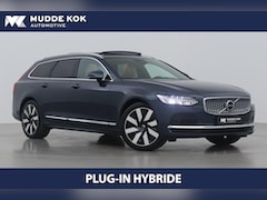 Volvo V90 - T6 Plug-in hybrid Ultra Bright | Long Range | Luchtvering Achter | Head-Up | Massage+Venti