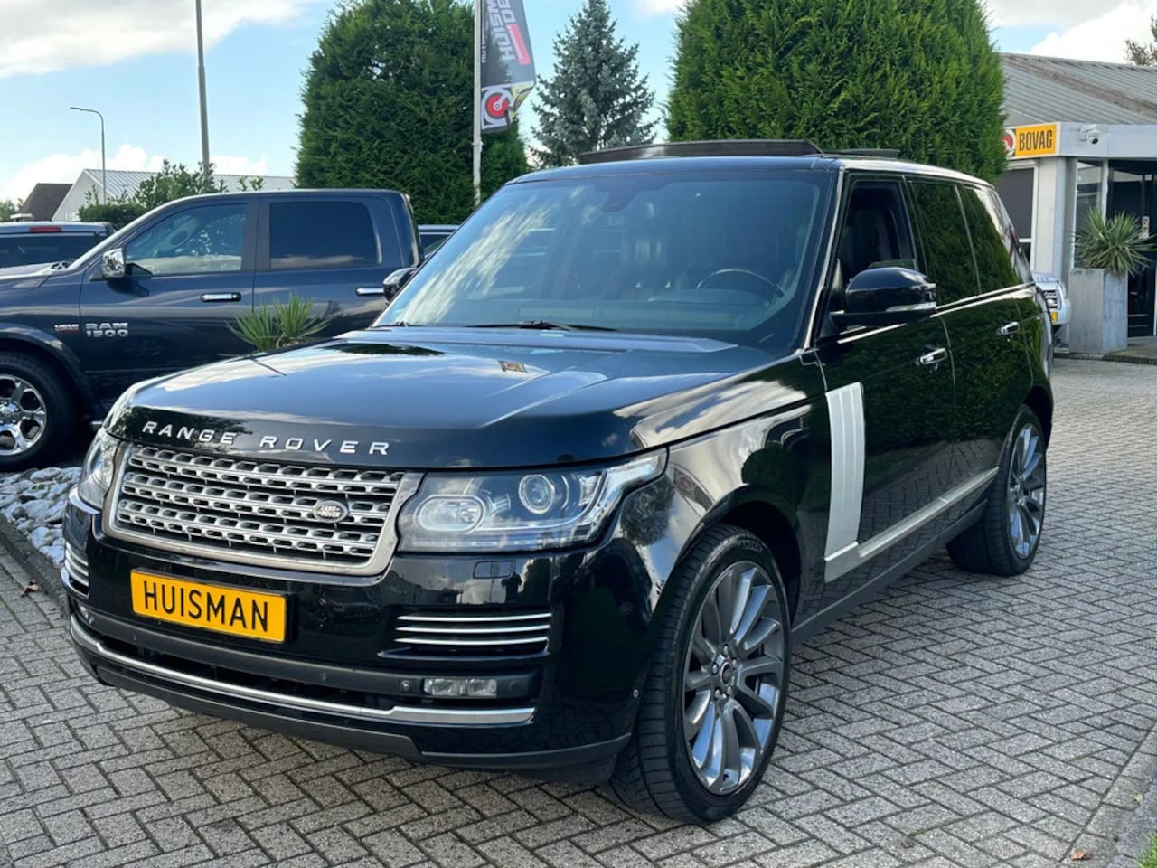 Land Rover Range Rover - 4.4 SDV8 Autobiography 2014 Grijs Kenteken VOL - AutoWereld.nl