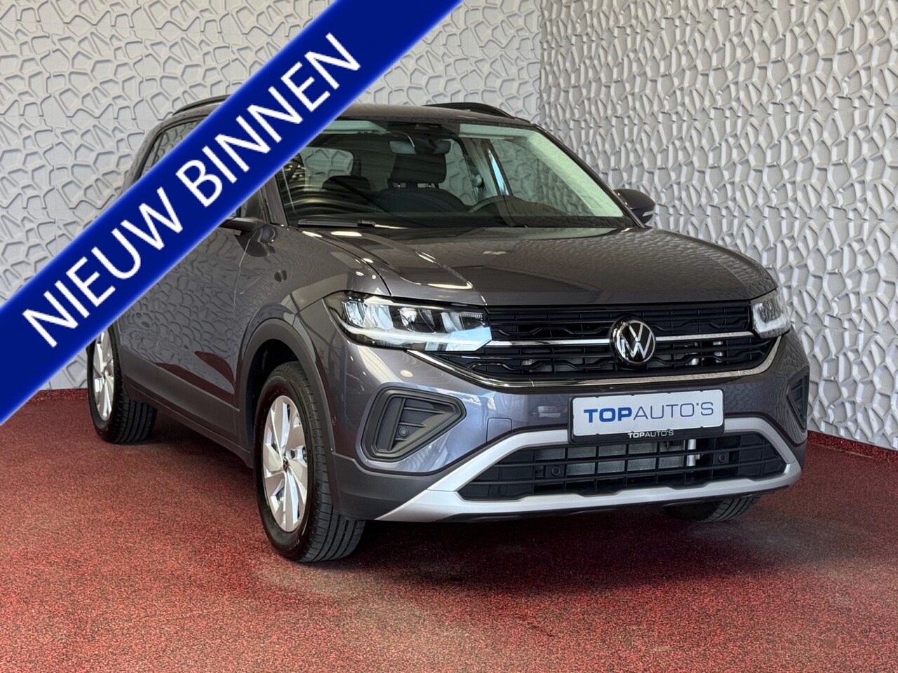 Volkswagen T-Cross - DE VERNIEUWDE T-CROSS 116PK CAMERA VIR.COCKPIT STOELVERW. ADAP.CRUISE LMV CARPLAY 04/2024 - AutoWereld.nl