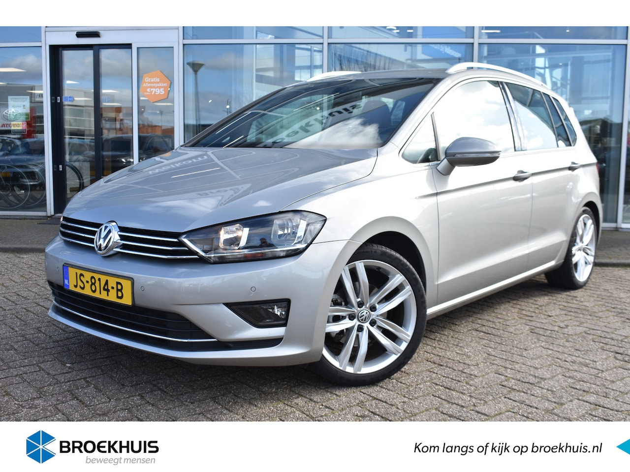 Volkswagen Golf Sportsvan - 1.4 TSI 125PK DSG-7 Highline | TREKHAAK | NAVIGATIE | LEDER/ALCANTARA - AutoWereld.nl