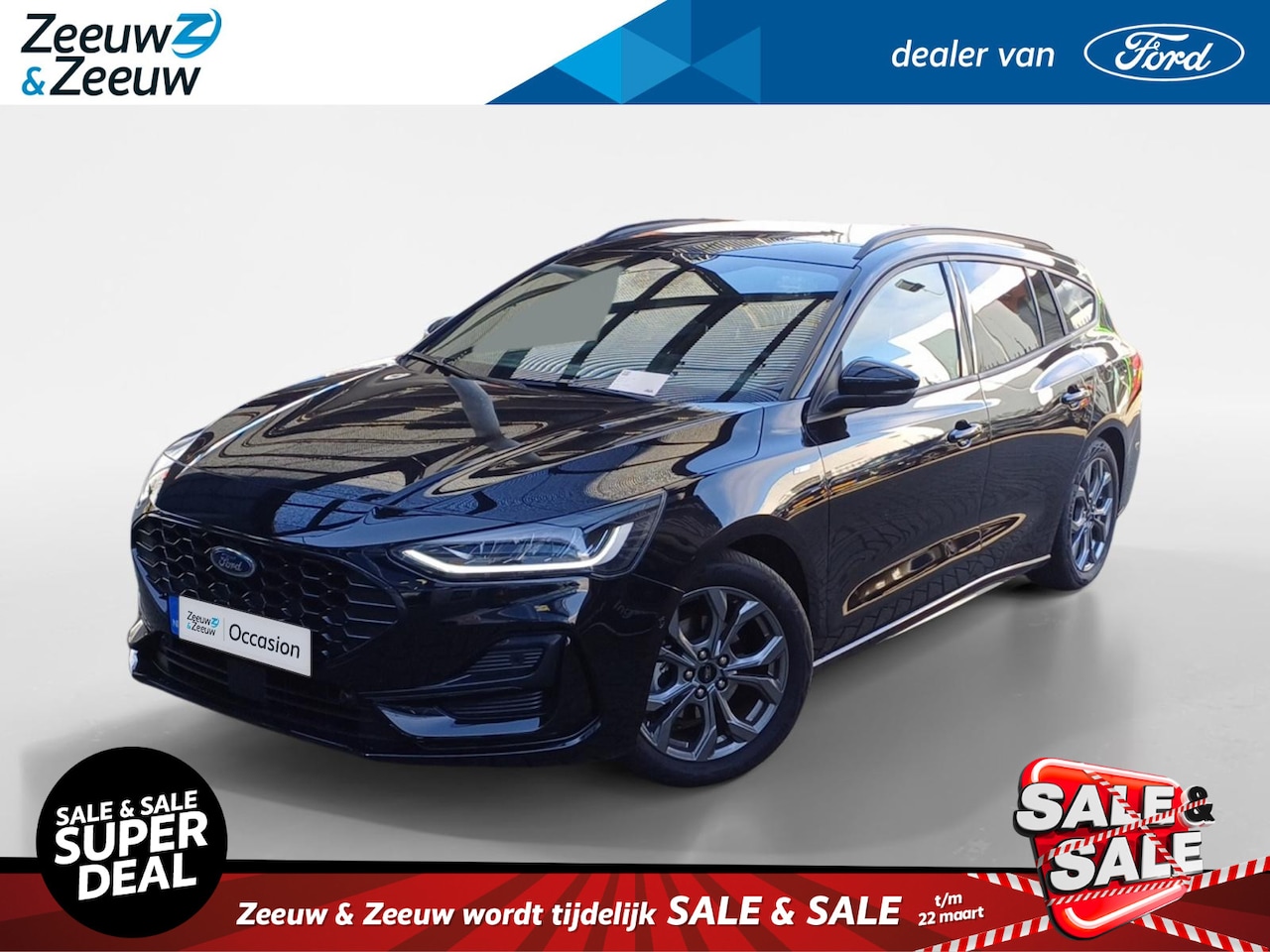 Ford Focus Wagon - 1.0 EcoBoost Hybrid ST Line | Driver Assistance Pack | Panorama dak | Automaat | 12 Maande - AutoWereld.nl