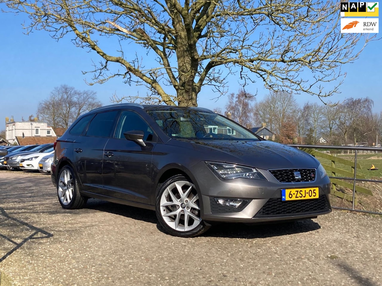 Seat Leon ST - 1.4 TSI ACT FR Dynamic | Automaat + Cruise + Clima + Navi € 9.975,-!!! - AutoWereld.nl