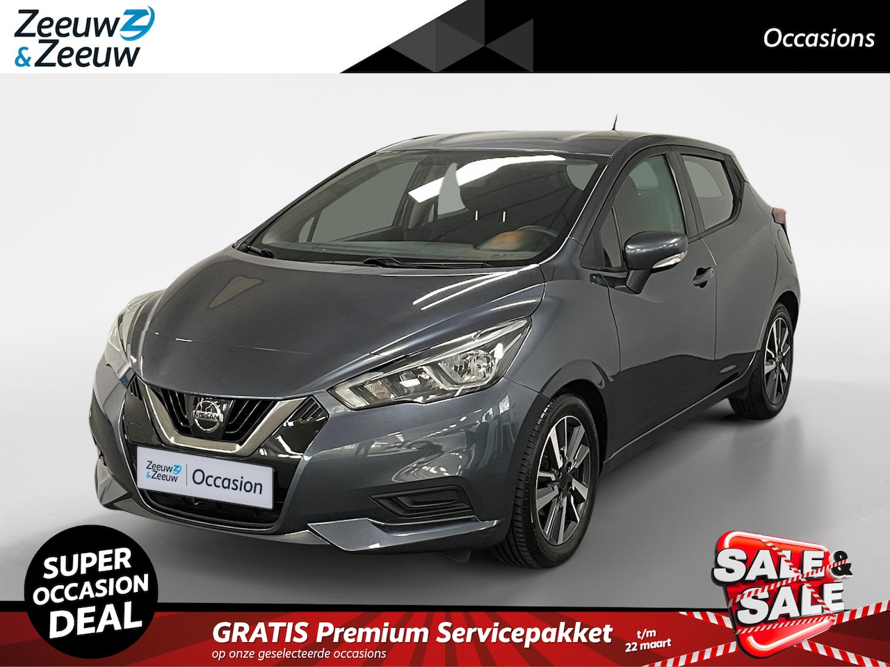 Nissan Micra - 1.0L Acenta GOEDKOOPSTE VAN NEDERLAND AIRCO CRUISE CONTROLE APPLE CARPLAY ANDROID AUTO LM - AutoWereld.nl