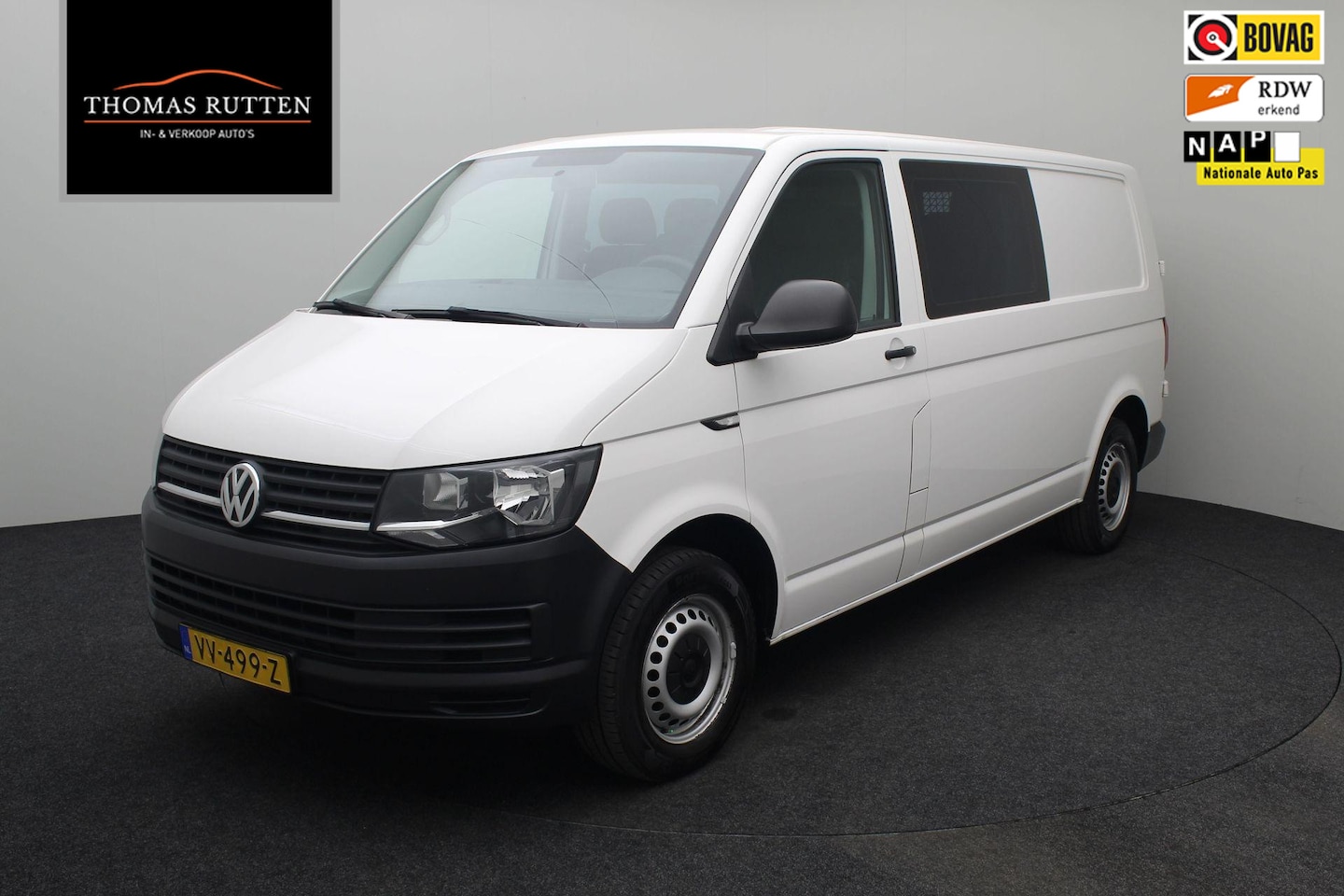 Volkswagen Transporter - 2.0 TDI L2H1 Comfortline 2016 Dubbel Cabine | NAP | Navigatie | Camera | Airco | Cruise co - AutoWereld.nl