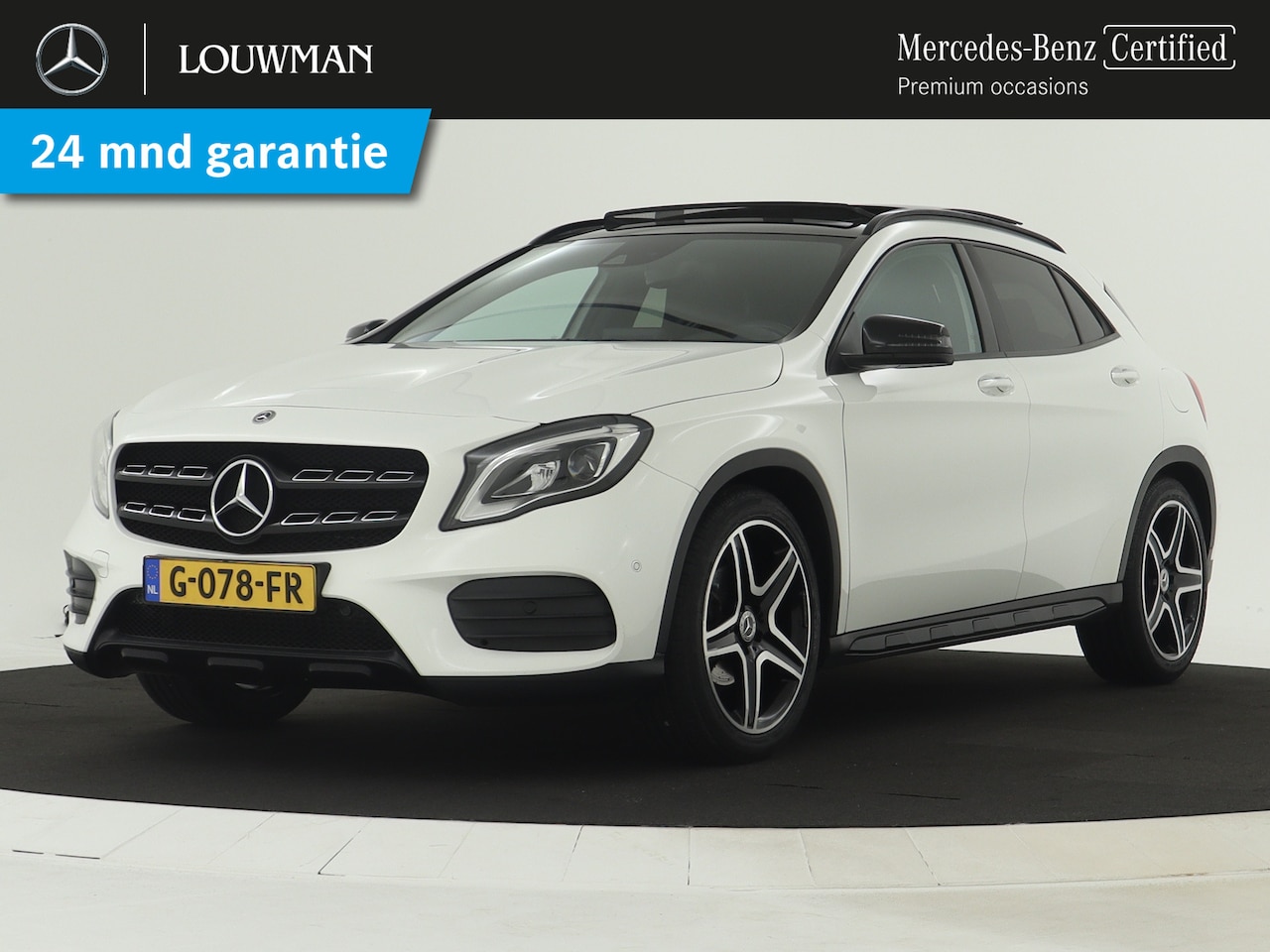 Mercedes-Benz GLA-Klasse - 180 AMG Night Pakket Automaat | AMG Styling | Panorama-schuifdak | Night Pakket | Achterui - AutoWereld.nl