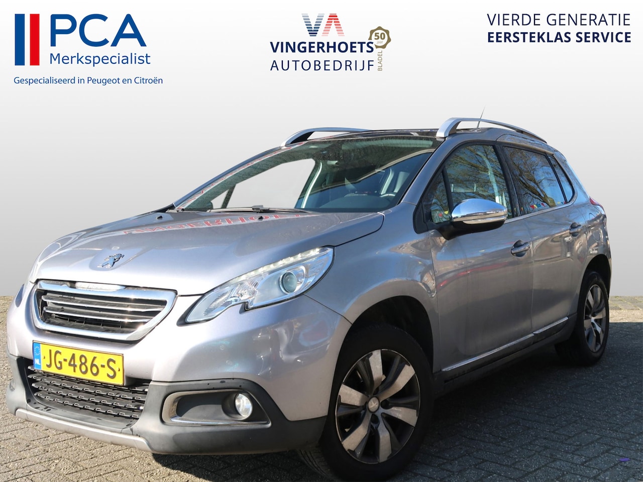 Peugeot 2008 - 1.2 Benzine 130 Pk Luxe Allure * Navigatie * Trekhaak * Panoramadak * 1/2 Lederen bekledin - AutoWereld.nl