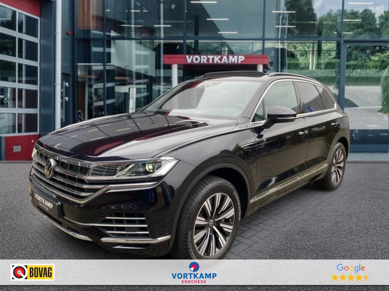 Volkswagen Touareg - 3.0 TSI ELEGANCE 4MOTION EHYBRID LEDER/PANO-DAK/TREKHAAK/ACC/CAM - AutoWereld.nl