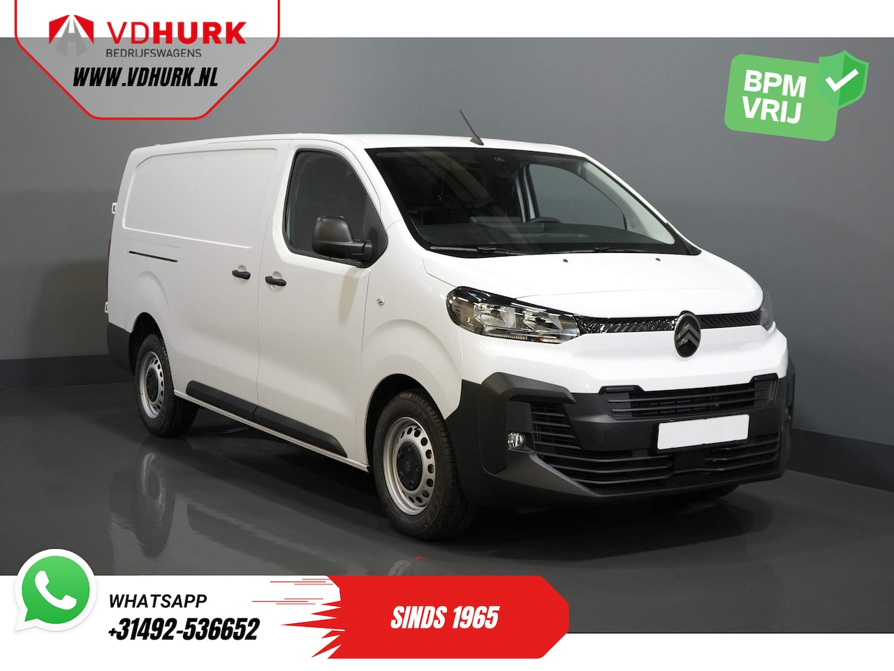 Citroën Jumpy - 2.0 HDI 180 pk! Aut. L3 BPM VRIJ/ Virtual Cockpit/ Carplay/ Navi/ Camera/ Cruise/ PDC/ Vlo - AutoWereld.nl