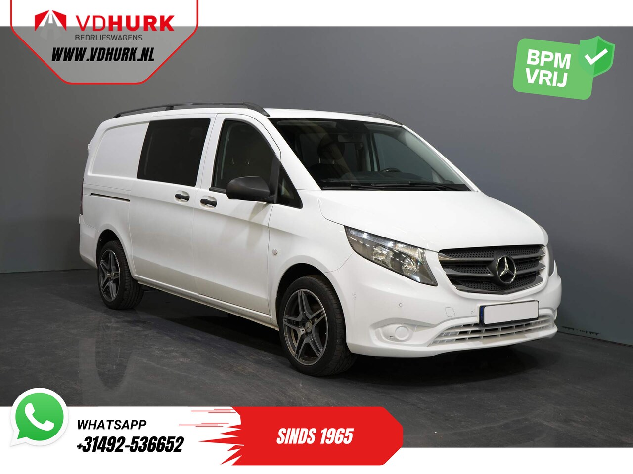 Mercedes-Benz Vito - 114 CDI DC Dubbel Cabine BPM VRIJ! 17'' LMV/ Cruise/ PDC - AutoWereld.nl