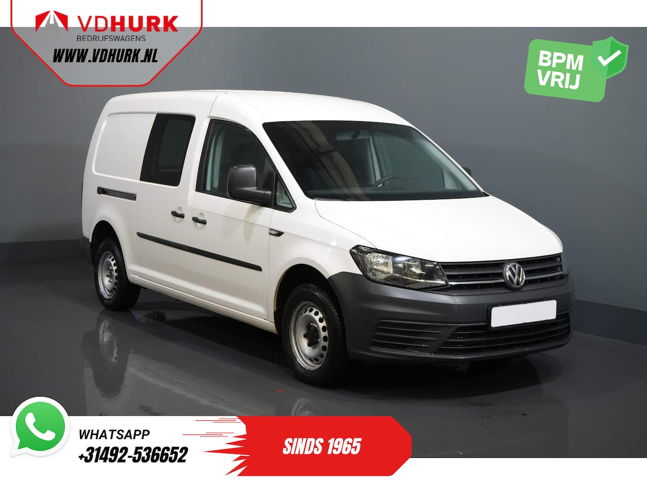 Volkswagen Caddy Maxi - 2.0 TDI 100 pk DSG Aut. Euro6 L2 Cruise/ Trekhaak/ Airco - AutoWereld.nl