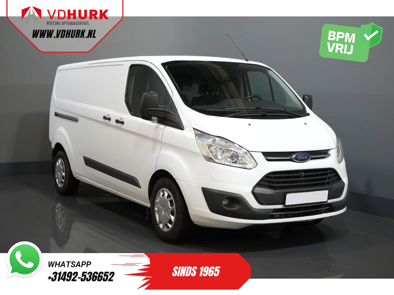 Ford Transit Custom - L2 2.0 TDCI Aut. 130 pk EU6 2x Schuifdeur/ Cruise/ Stoelverw./ PDC/ Airco - AutoWereld.nl