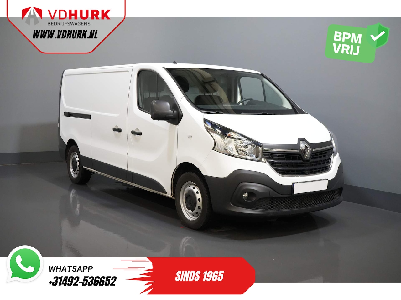 Renault Trafic - 2.0 dCi 120 pk L2 3 Pers./ Keyless/ Airco/ PDC - AutoWereld.nl