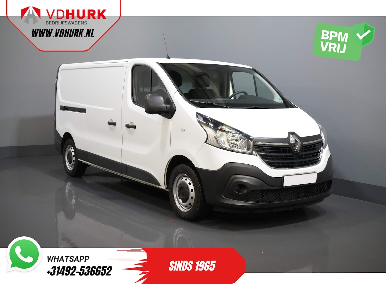 Renault Trafic - 2.0 dCi 120 pk L2 3 Pers./ Keyless/ Airco/ PDC - AutoWereld.nl