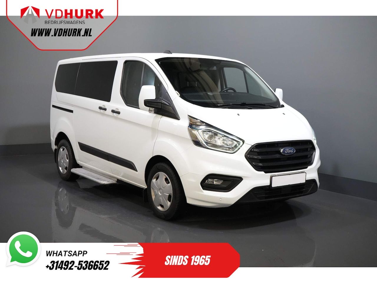 Ford Transit Custom Tourneo - 2.0 TDCI € 33.016,- incl. BTW/BPM Trend Combi/ Kombi/ 9 Persoons/ 9 P/ Cruise/ PDC/ Airco - AutoWereld.nl