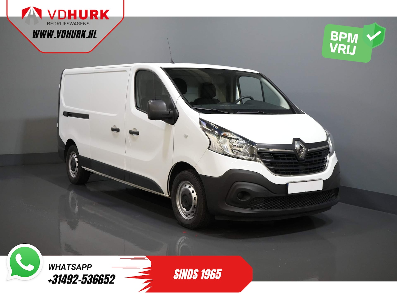 Renault Trafic - 2.0 dCi 120 pk L2 3 Pers./ Keyless/ Airco/ PDC - AutoWereld.nl