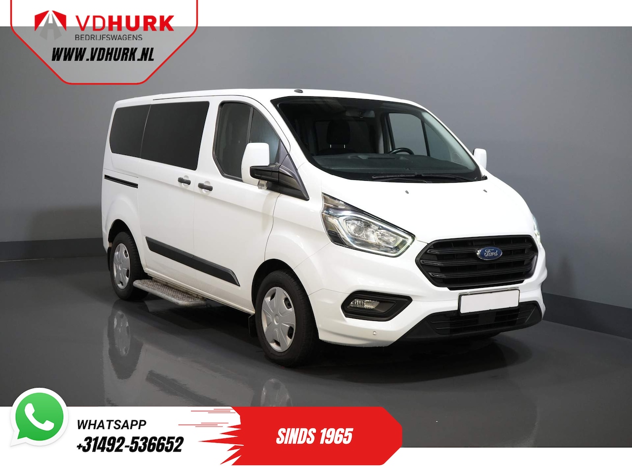 Ford Transit Custom Tourneo - 2.0 TDCI €33.466,- incl. BTW/BPM Trend Combi/ Kombi/ 9 Persoons/ 9 P/ Cruise/ PDC/ Airco - AutoWereld.nl