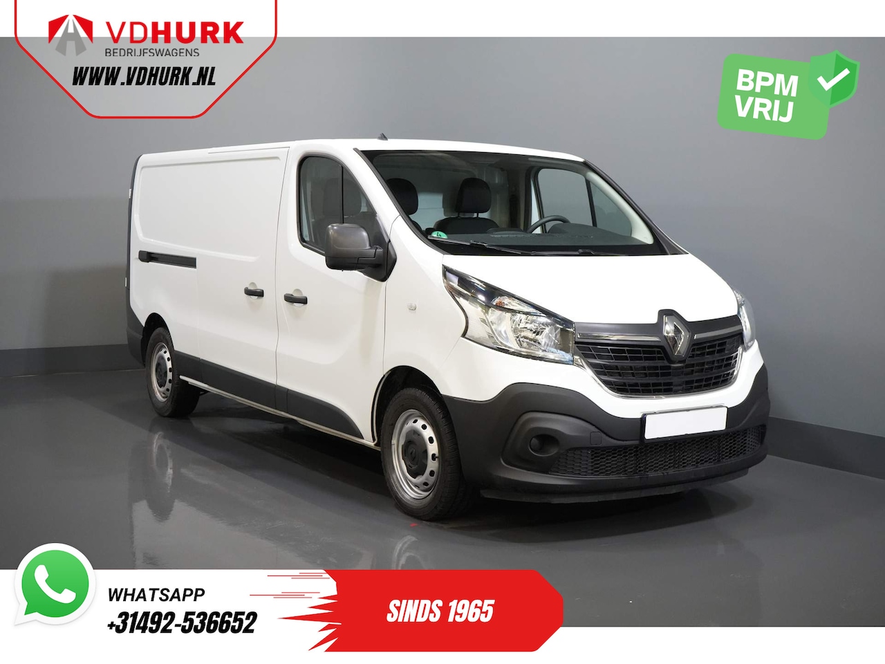 Renault Trafic - 2.0 dCi 120 pk L2 3 Pers./ Keyless/ Airco/ PDC - AutoWereld.nl