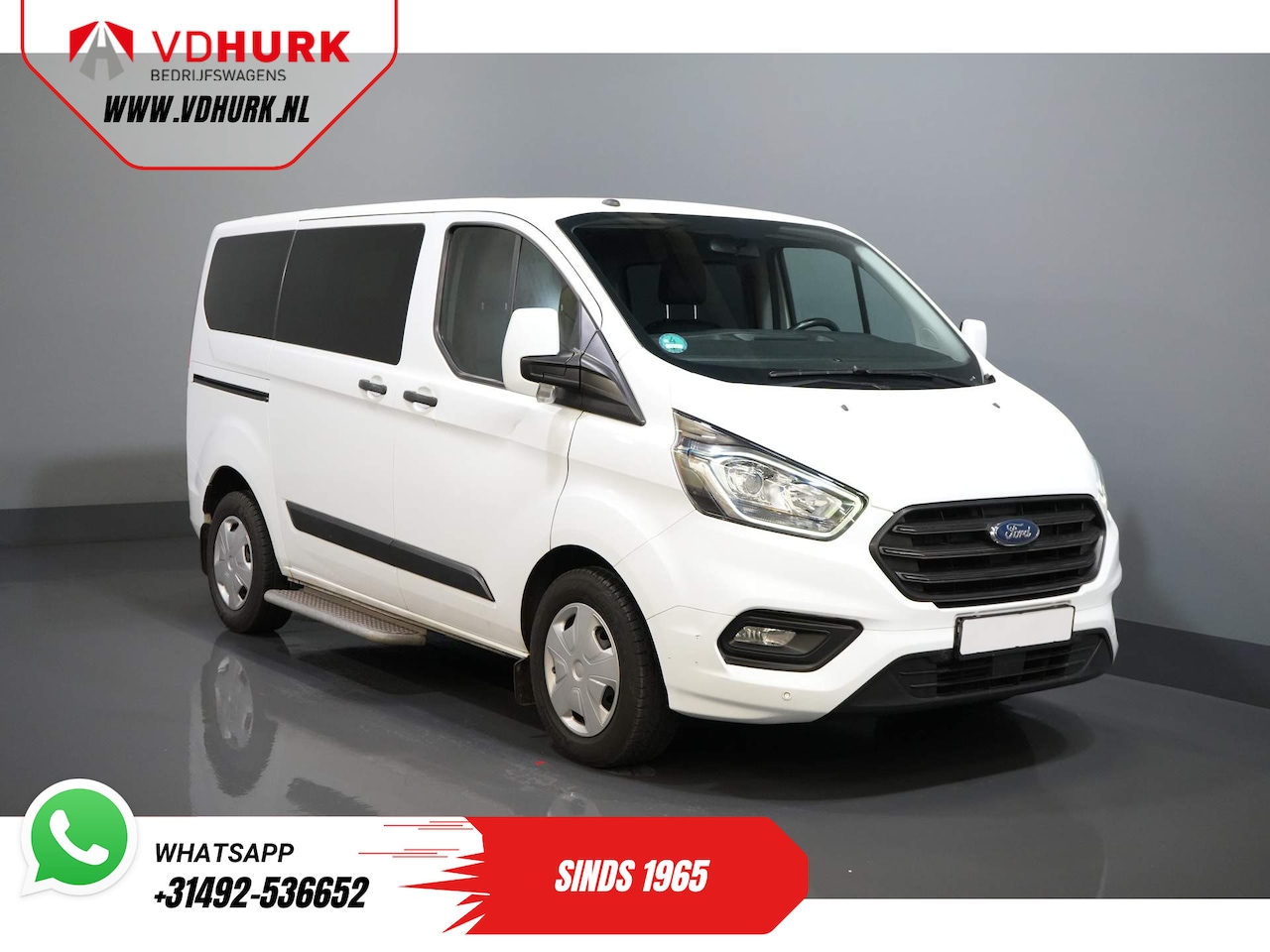 Ford Transit Custom Tourneo - 2.0 TDCI €.33.485 incl. BTW/BPM Trend Combi/ Kombi/ 9 Persoons/ 9 P/ Cruise/ PDC/ Airco - AutoWereld.nl