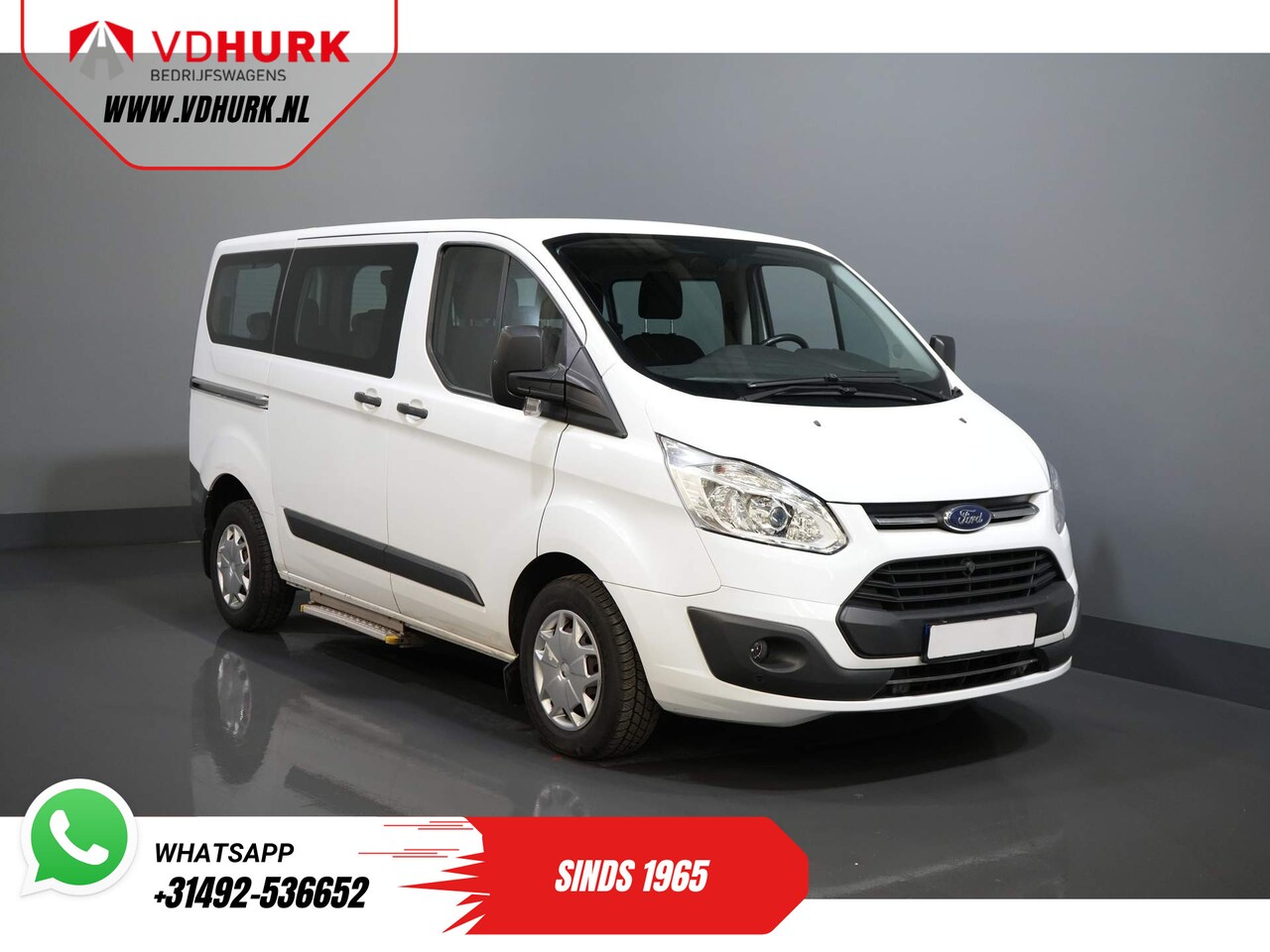 Ford Transit Custom Tourneo - 2.0 TDCI BPM Vrij! € 18.100,- incl. BTW Trend EUR6/ Combi/ Kombi/ 9 Persoons/ 9 P/ Cruise/ - AutoWereld.nl