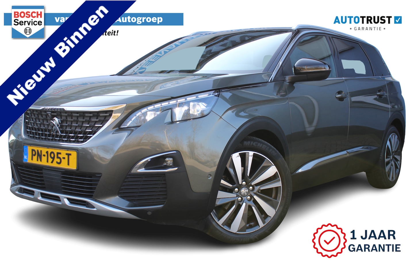 Peugeot 5008 - 1.2 PureTech GT-Line | Incl. 12 maanden Garantie | 360* Camera | Afneembare trekhaak | Sto - AutoWereld.nl