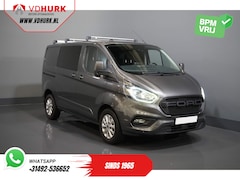 Ford Transit Custom - 2.0 TDCI 130 pk Aut. DC Dubbel Cabine Limited 2x Schuifdeur/ CarPlay/ Stoelverw./ Cruise/