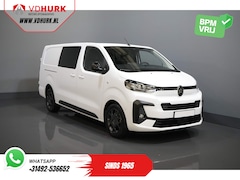 Citroën Jumpy - 2.0 HDI 180 pk Aut. DC Dubbel Cabine BPM VRIJ 2x Schuifdeur/ Virtual Cockpit/ Navi/ Carpla