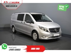 Mercedes-Benz Vito - 114 CDI Aut. L3 BPM VRIJ DC Dubbel Cabine EURO6/ Climate/ Navi/ Camera/ Cruise/ Trekhaak