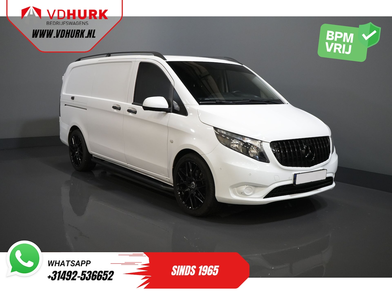 Mercedes-Benz Vito - 119 CDI Aut. L2 BPM VRIJ! Stoelverw./ 20” LMV/ Cruise/ PDC/ Trekhaak/ Airco - AutoWereld.nl