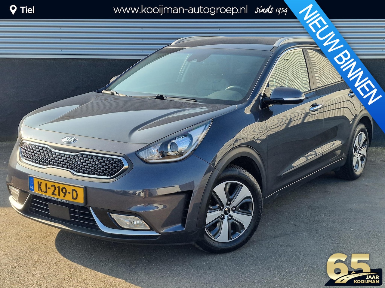 Kia Niro - 1.6 GDi Hybrid BusinessLine Navigatie, Lederen bekleding, Stoel- Stuurwielverwarming, Smar - AutoWereld.nl