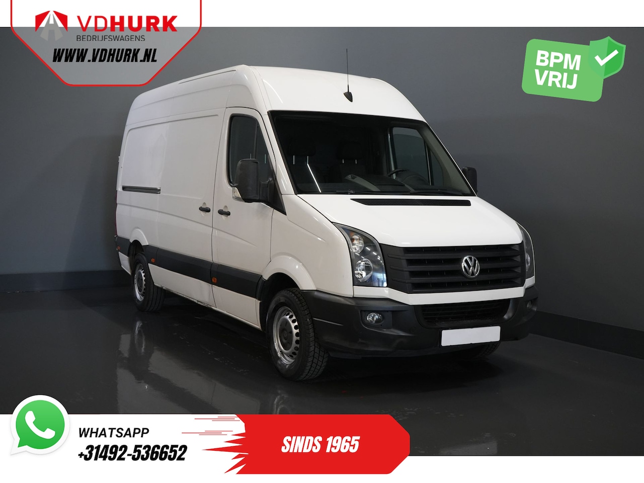 Volkswagen Crafter - 2.0 TDI L2H2 Riem V.V/ Cruise/ Airco/ Trekhaak/ APK 12-2025 - AutoWereld.nl