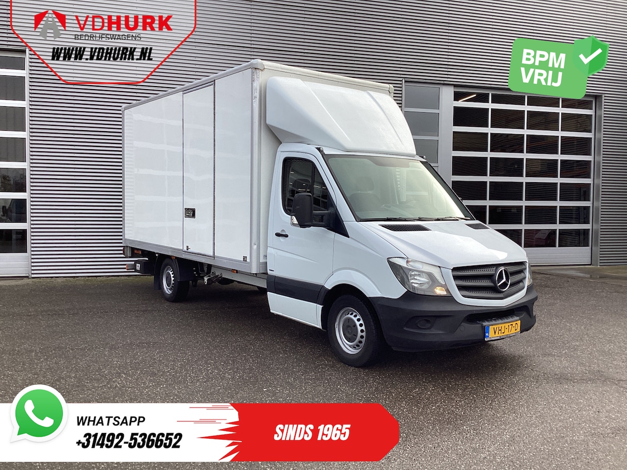 Mercedes-Benz Sprinter - 314 2.2 CDI Bakwagen BPM VRIJ! 430x205x225/ Spoiler/ Laadklep/ Zijdeur/ Cruise/ Airco - AutoWereld.nl