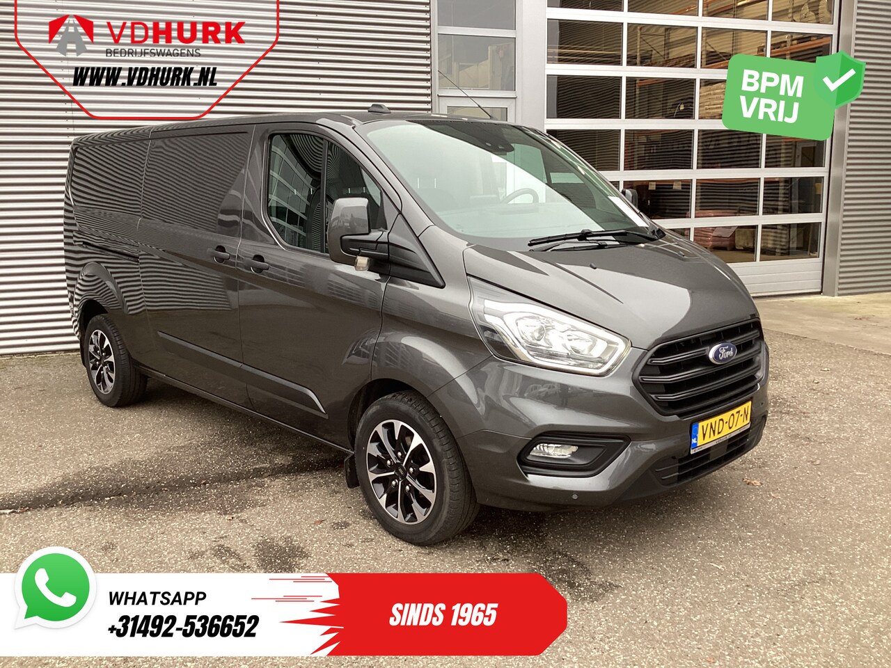 Ford Transit Custom - 300 2.0 TDCI L2 130pk Aut. BPM VRIJ! Navi/ Airco/ Carplay/ Cruise / Camera / PDC V+A /Led - AutoWereld.nl