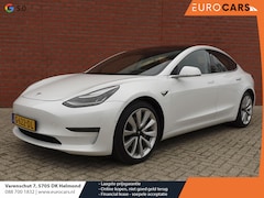 Tesla Model 3 - Long Range AWD 75 kWh Trekhaak Autopilot LED Navi Autopilot Panoramadak Airco/ECC Stoelver