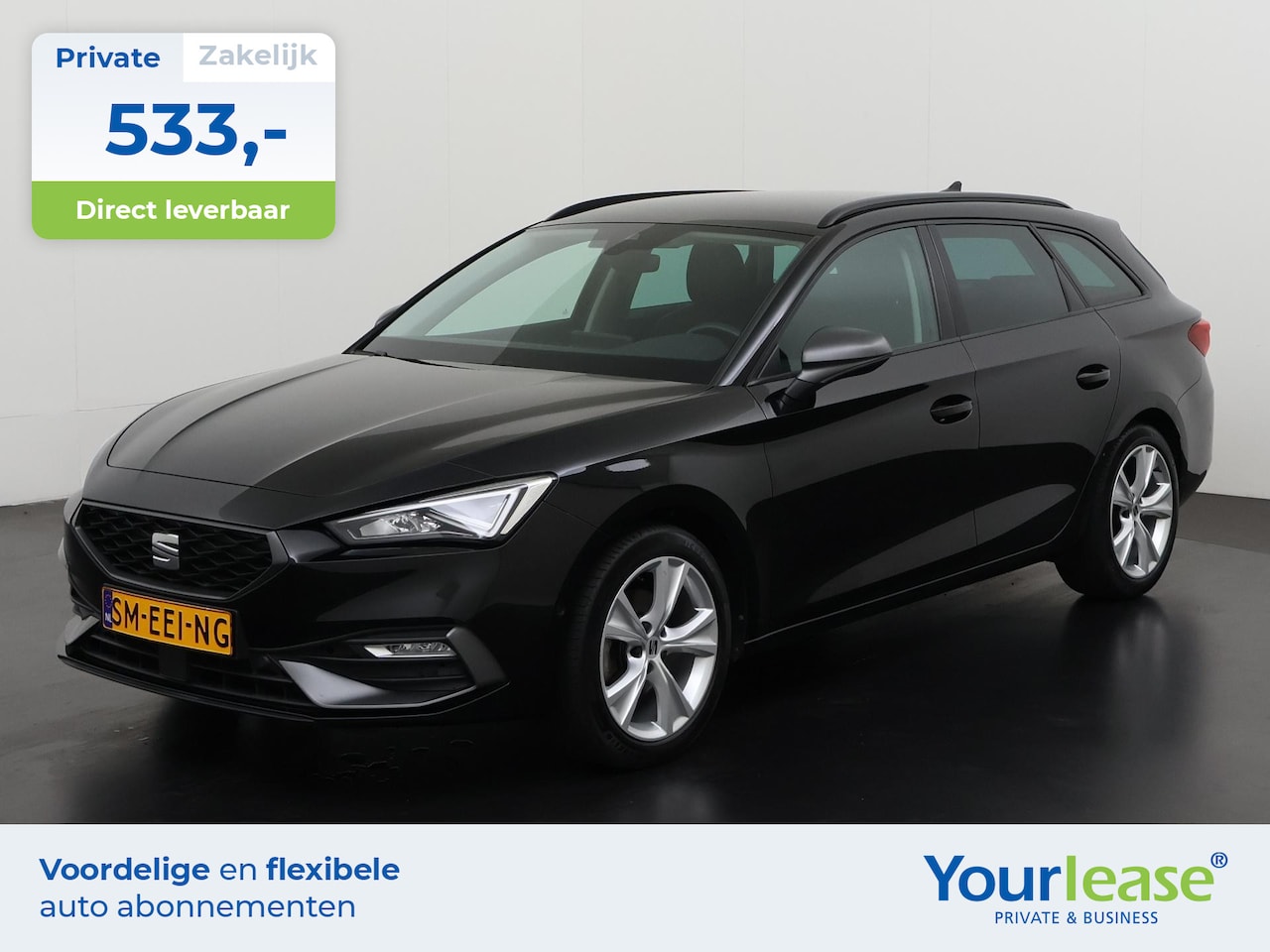 Seat Leon Sportstourer - 1.5 eTSI FR DSG | All-in 533,- Private Lease | Zondag Open! - AutoWereld.nl