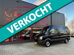 Volkswagen Crafter - 32 2.0 TDI L2H2 BM DC / Trekhaak / Clima / Cruise / Navi / Zwart / NIEUWE APK /