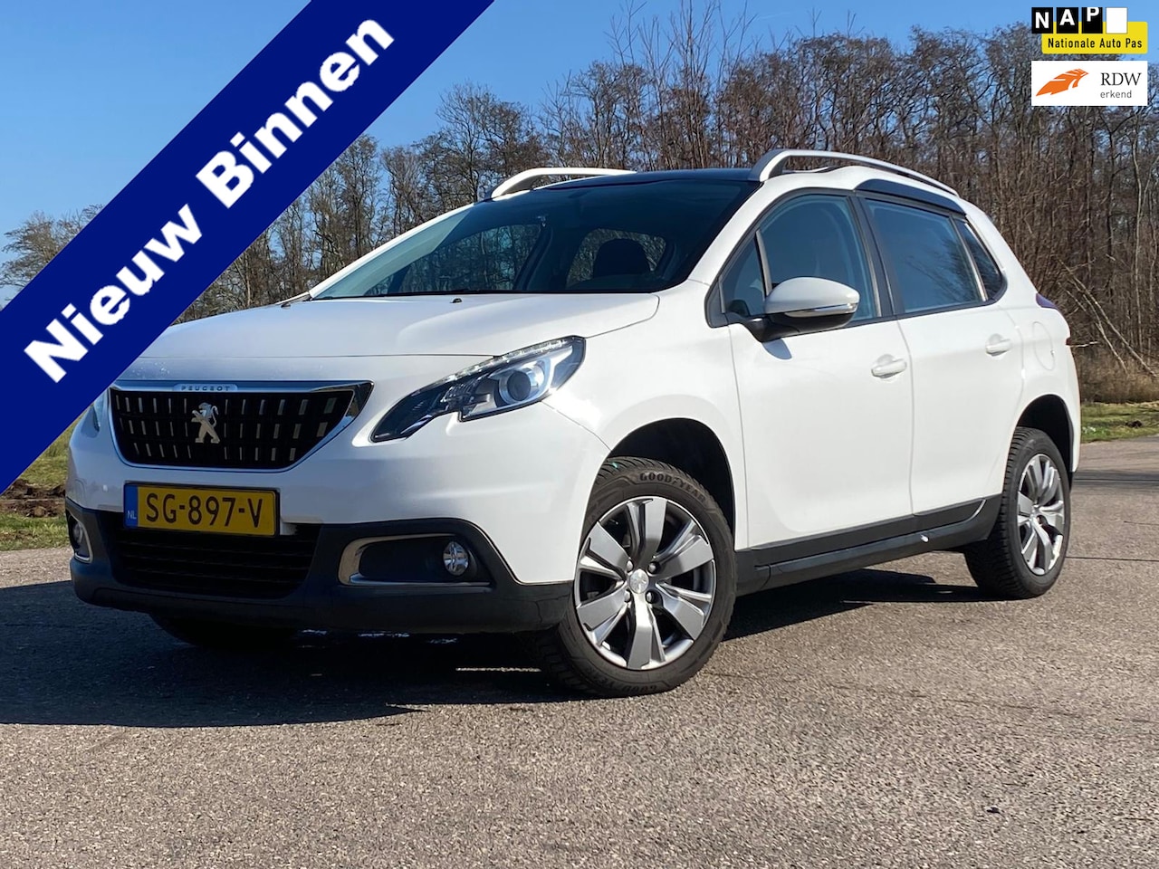 Peugeot 2008 - 1.2 PureTech Blue Lion PANORAMADAK NAVI AIRCO NAP GOED ONDERHOUDEN - AutoWereld.nl