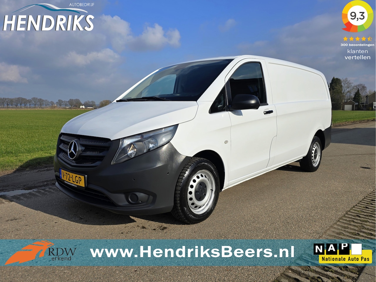 Mercedes-Benz Vito - 114 CDI L2 H1 - AUTOMAAT - 140 Pk - Euro 6 - Airco - Cruise Control - AutoWereld.nl