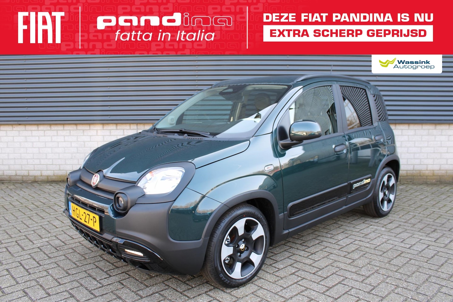 Fiat Panda - Pandina 70pk Hybrid | VOORRAADACTIE! | Navigatie via app | Airco | Cruise Control | Parkee - AutoWereld.nl