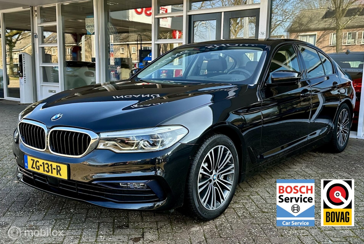 BMW 5-serie - 530i High Executive Led, Leer, HUD, 360 Camera, Digidash.. - AutoWereld.nl