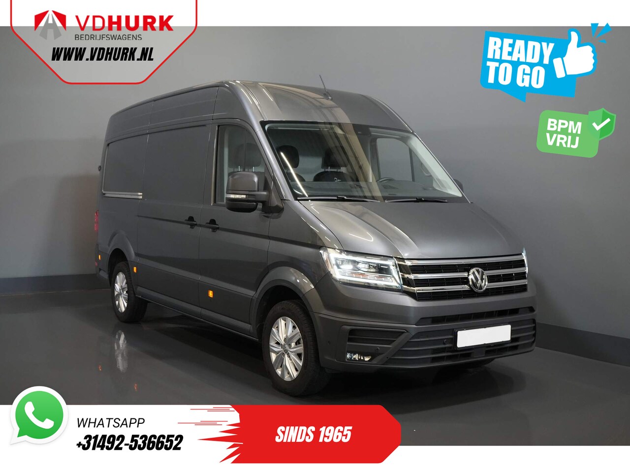 Volkswagen Crafter - 35 2.0 TDI 140pk DSG Aut. L3H3 BPM VRIJ! Ready2Go 75 EDITION Leder/ Adapt. Cruise/ LED/ St - AutoWereld.nl