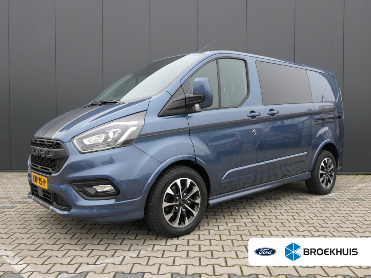 Ford Transit Custom - 320 2.0 TDCI 185pk L1H1 Sport DC | Automaat! | Dubbele cabine! | 2x Schuifdeur | Stoelverw - AutoWereld.nl